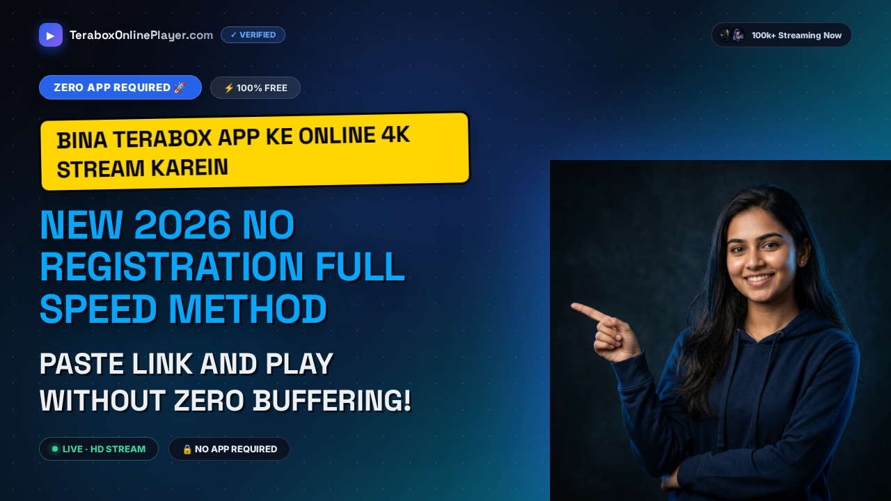 Stream 4K TeraBox Videos Without Registration: The Ultimate 2026 Web Player Guide
