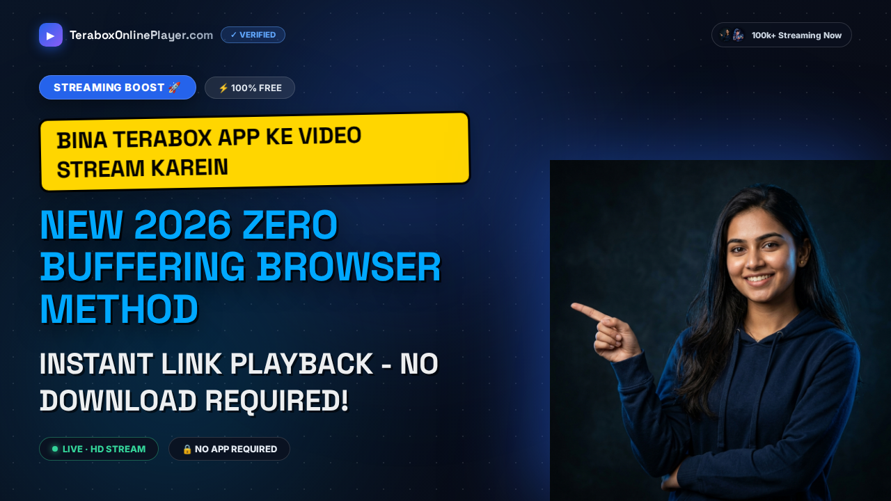 Terabox Online Player 2026: Stream Cloud Videos Without Installing Any App