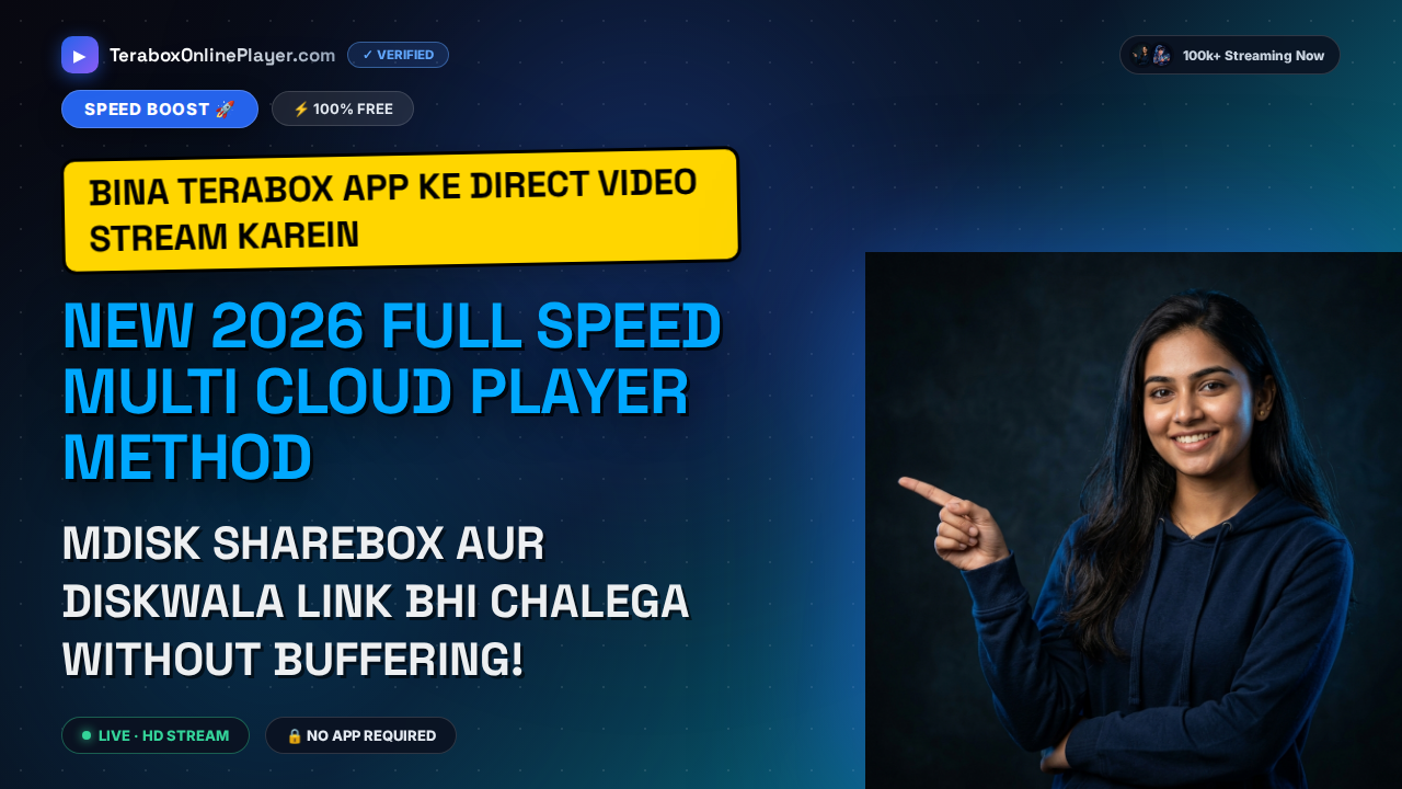 The Ultimate 2026 All-in-One Cloud Video Player Guide: Stream TeraBox, mDisk, DiskWala, and ShareBox Without Apps