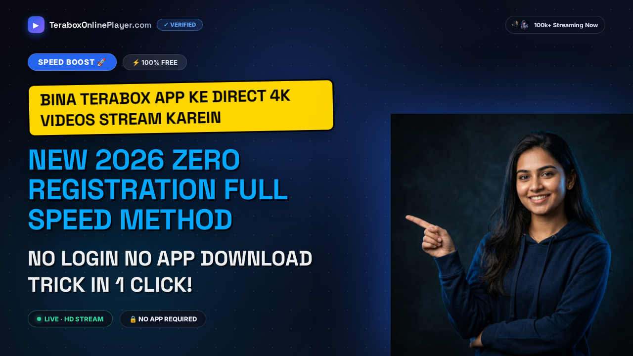 The Ultimate 2026 Guide to Stream 4K TeraBox Videos Without Registration (Fast Method)