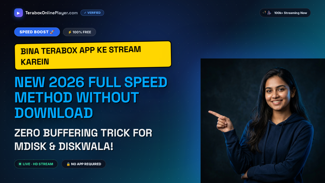 The Ultimate 2026 Guide to TeraboxOnlinePlayer.com: Stream TeraBox, mDisk, DiskWala, ShareBox, and Mega.nz in Your Browser Instantly